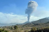 Le volcan Cumbre Vieja reprend son éruption après une brève période d'inactivité dans l'archipel des Canaries en Espagne, le 27 septembre 2021
