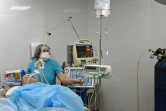 Un soldat ukrainien blessé, soigné dans un hôpital de Kiev, le 4 mars 2022
