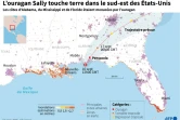 L'ouragan Sally touche terre dans le sud-est des Etats-Unis
