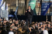 Le ministre argentin de l'Economie Sergio Massa, candidat de centre-gauche à la présidentielle, lors d'un meeting de campagne, le 17 octobre 2023 à Sarandi