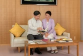 Le futur empereur Naruhito et la future impératrice Masako, le 17 février 2019 dans leur résidence de Tokyo