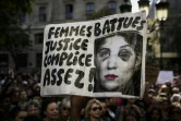 Panneau lors d'une manifestation contre les violences faites aux femmes le 6 octobre 2018 à Paris