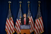 Donald Trump, favori des primaires républicaines aux Etats-Unis, à Washington le 27 avril 2016