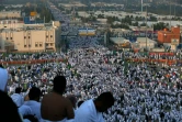 Des milliers de pèlerins musulmans se dirigent vers le Mont Arafat, au 2e jour du Hajj, le 11 septembre 2016 à La Mecque, en Arabie Saoudite