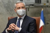 Le ministre de l'Economie Bruno Le Maire, lors d'un déplacement à Rome le 19 mars 2021