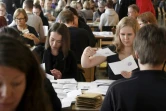 Dépouillement des votes anticipés pour l'élection présidentielle finlandaise à Helsinki, le 28 janvier 2018