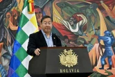 Le président Luis Arce lors d'une conférence de presse à La Paz, le 27 juin 2024 en Bolivie