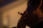Fumeur de cannabis, le 23 mars, à Los Angeles