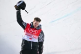 L'Américain Shaun White après le dernier run de sa carrière, le 11 février 2022 aux Jeux olympiques de Pékin