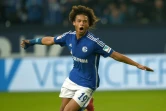 Leroy Sané, alors milieu de terrain de Schalke, le 23 septembre 2015 lors du match face à l'Eintracht Francfort