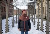Jacek Paluch, guide au musée de l'ancien camp nazi d'Auschwitz-Birkenau, le 14 janvier 2025 dans la ville polonaise d'Oswiecim