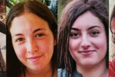 Portraits des otages israéliennes, de gauche à droite Liri Albag, Naama Levy, Karina Ariev et Daniela Gilboa