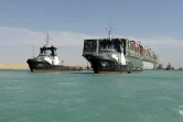 Photo fournie par l'Autorité du canal de Suez montrant l'Ever Given après sa remise à flot, le 29 mars 2021