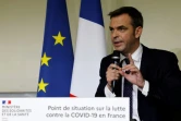 Le ministre de la Santé Olivier Veran s'exprime lors d'une conférence de presse à Paris, le 1er octobre 2020