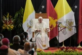 Le pape François s'exprime devant les autorités à Port Moresby, en Papouasie-Nouvelle-Guinée, le 7 septembre 2024