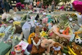 Des fleurs déposées en hommage aux enfants tués la veille dans une attaque au couteau, à  Southport en Angleterre le 30 juiillet 2024