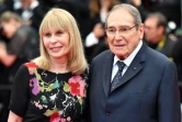 Robert Hossein et sa femme Candice Patou à Cannes en 2018