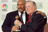 Ving Rhames (G) et Jack Lemmon aux Golden Globes, le 17 janvier 1998