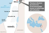 Carte d'Israël localisant Méron