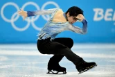 Le Japonais Yuzuru Hanyu lors du programme court de patinage artistique des Jeux olympiques de Pékin, le 8 février 2022