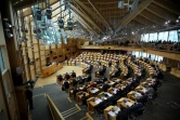 Vue générale du parlement écossais le 21 mars 2017 à Edimburg