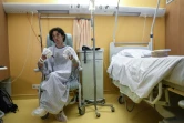 L'alpiniste Elisabeth Revol lors d'une interview exclusive à l'AFP dans un hôpital à  Sallanches, dans les Alpes françaises, le 31 janvier 2018