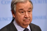 Antonio Guterres  aux Nations Unies à New York, le 22 février 2022