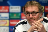 L'entraîneur du PSG Laurent Blanc lors d'une conférence de presse  Paris, le 5 avril 2016