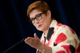 La ministre australienne des Affaires étrangères Marise Payne, lors d'une conférence de presse le 28 juillet 2020 à Washington