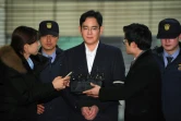 L'héritier de l'empire Samsung Lee Jae-Yong à son arrivée pour une audition le 22 février 2017 à Séoul