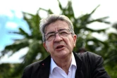 Le candidat LFI à la présidentielle Jean-Luc Mélenchon en visite le 26 février 2022 à Saint-Paul à La Réunion