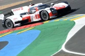 La Toyota n°8, pilotée par le Suisse Sébastien Buemi, lors des 24 Heures du Mans, le 11 juin 2022 