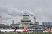 L'aéroport de Berlin avec des appareils de EasyJet et Ryanair sur le tarmac le 15 octobre 2020
