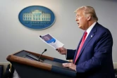 Le président américain Donald Trump lors d'une conférence de presse à la Maison Blanche, à Washington, le 16 septembre 2020 