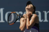 Elina Svitolina célèbre sa victoire sur Johanna Konta en quarts de finale de l'US Open, le 3 septembre 2019 à New York.