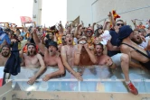 Les supporteurs lensois après la victoire de leur équipe, le 21 août 2021 à Monaco