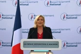 Marine Le Pen (Rassemblement national) est arrivée largement en tête dans sa circonscription le 12 juin 2022