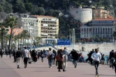 La Promenade des Anglais à Nice, le 20 février 2021