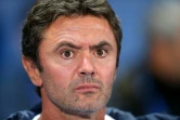 L'entraîneur des Bleuets Sylvain Ripoll lors de la victoire 3-1 sur la République Tchèque en match amical à Troyes le 9 septembre 2019