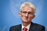 Le responsable des Affaires humanitaires à l'ONU Mark Lowcock en septembre 2018 à Genève