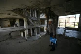Un immeuble endommagé par un bombardement, le 20 mai 2022 à Odessa, en Ukraine