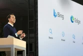 Yusuf Mehdi, vice-président de Microsoft, annonce l'intégration de ChatGPT pour Bing, le 7 février 2023 à Redmond