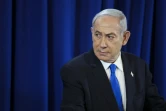 Le Premier ministre israélien Benjamin Netanyahu s'exprime lors d'une conférence de presse à Tel-Aviv, le 13 juillet 2024