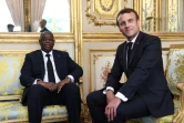 Le président Macron (D) et le président sénégalais Macky Sall (G), le 15 mai 2019 à l'Elysée