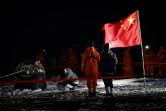 Le module lunaire Chang'e-5 après son atterrissage en Mongolie intérieure, dans le nord de la Chine, le 17 décembre 2020