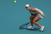 L'Australienne Ashleigh Barty face à la Bélarusse Victoria Azarenka au Masters 1000 de Miami, le 29 mars 2021