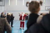 Fête de Noël aux Baumettes à Marseille pour les enfants des détenus, le 20 décembre 2017