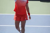 La Tunisienne Ons Jabeur après sa victoire au 3e tour de l'US Open face à l'Américaine Shelby Rogers le 2 septembre 2022 à New York