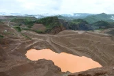 Vue générale de la mine de jade à Hpakant, le 4 juillet 2020