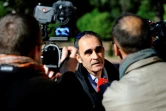 L'ancien gendarme Jean-François Abgrall arrive au procès de Francis Heaulme à Metz le 10 mai 2017